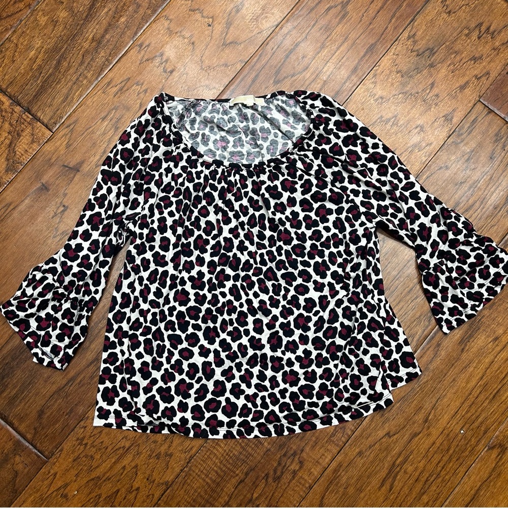 MICHAEL Michael Kors Leopard‎ Print Blouse